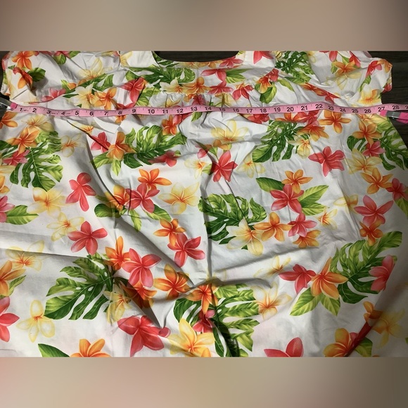 VTG Puanani by RJC Hawaiian Print Short Sleeve Muumuu Dress Women's Size XXL - Picture 5 of 6
